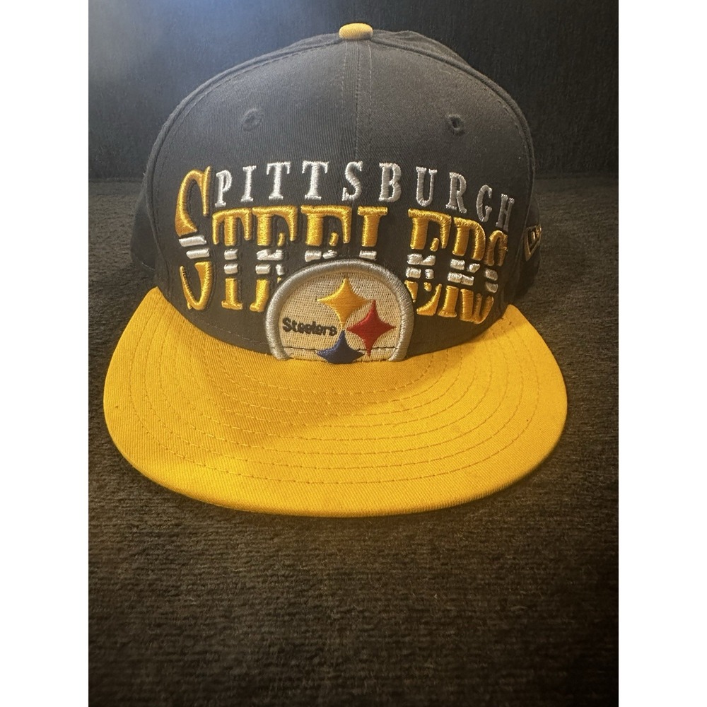 Pittsburgh Steelers New Era 9Fifty Adjustable Snapback Hat/Cap Bold